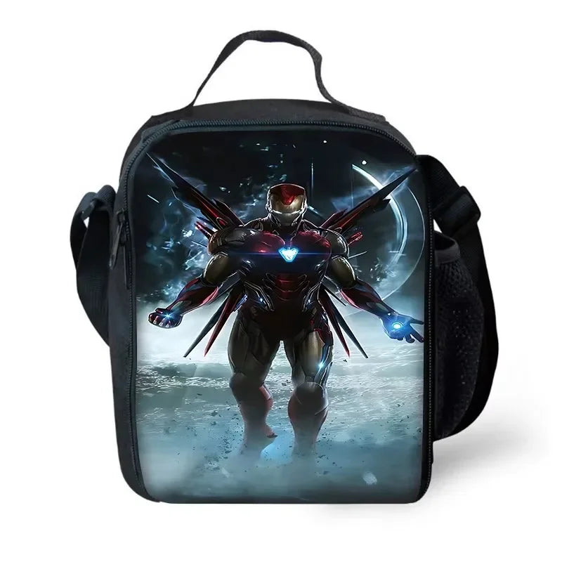 Bolsa de Almuerzo Avengers Iron Man - Alas Desplegadas Reactor Azul