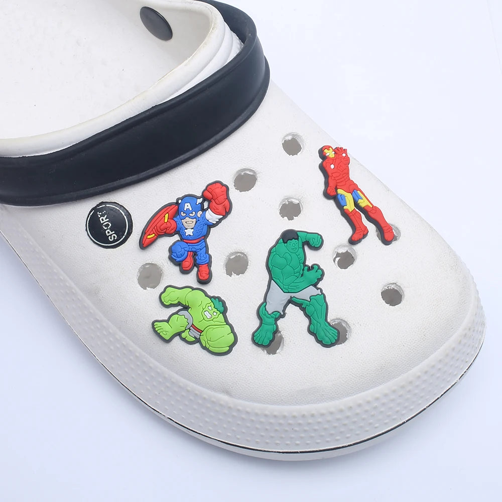 Charms Avengers Superhéroes - Accesorios para Zapatos 30 Piezas