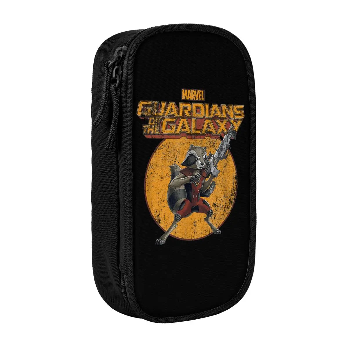 Federmäppchen Avengers Rocket Raccoon - Guardians Galaxy Orange Kreis