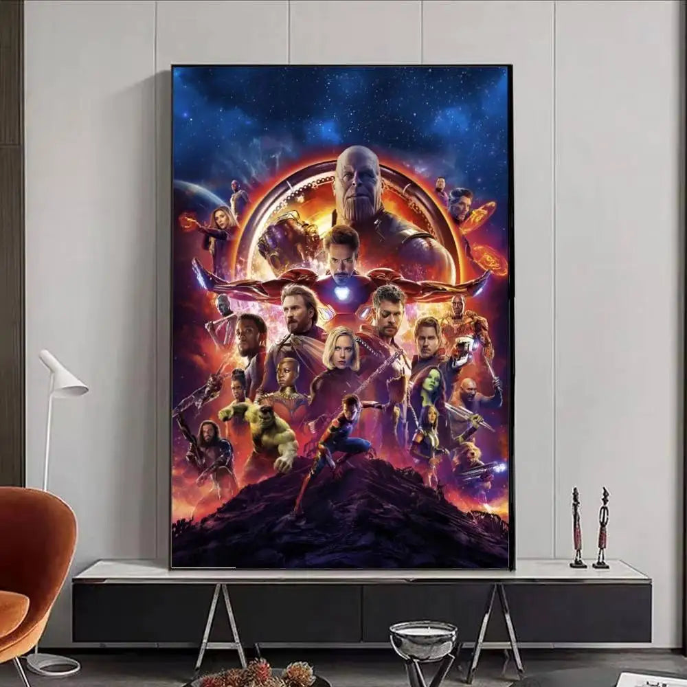 Avengers Infinity War Poster – Kosmisches Rosa Design