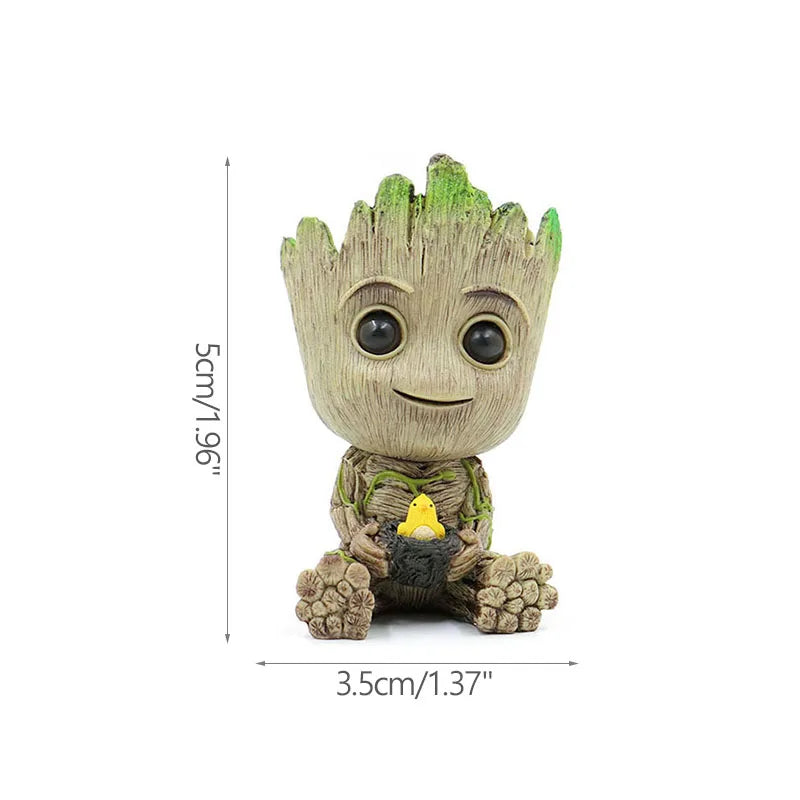 Baby Groot Pflanzentopf – Bleistifthalter mit verschiedenen Posen zur Aufbewahrung