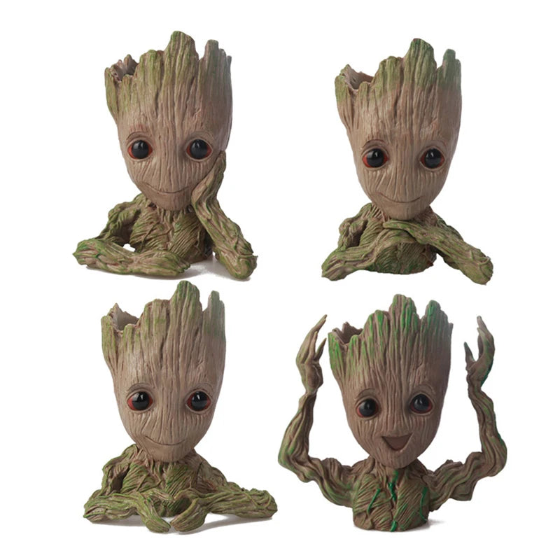 Baby Groot Pflanzentopf – Bleistifthalter mit verschiedenen Posen zur Aufbewahrung