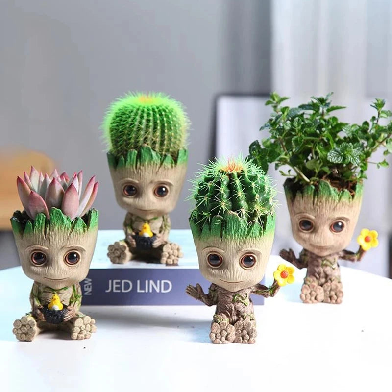 Baby Groot Pflanzentopf – Bleistifthalter mit verschiedenen Posen zur Aufbewahrung