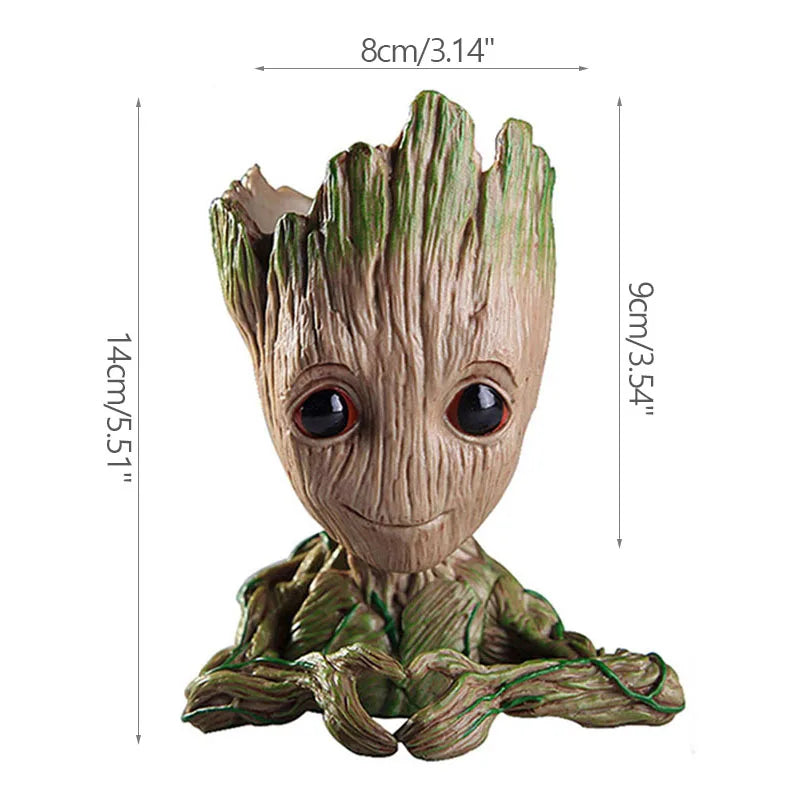 Baby Groot Pflanzentopf – Bleistifthalter mit verschiedenen Posen zur Aufbewahrung