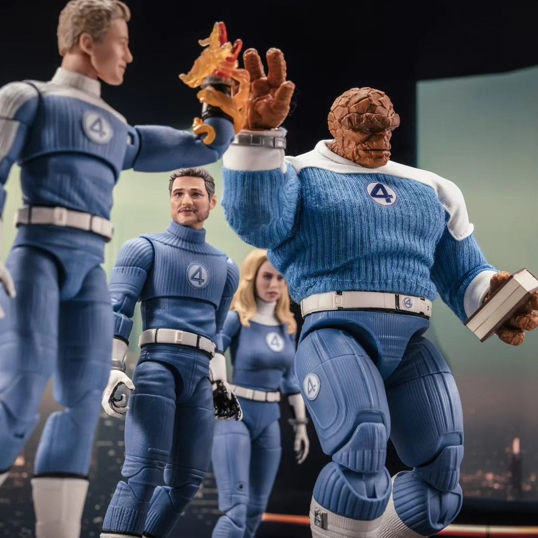Figur The Thing – Blau-weiße Fantastische Vier Uniform