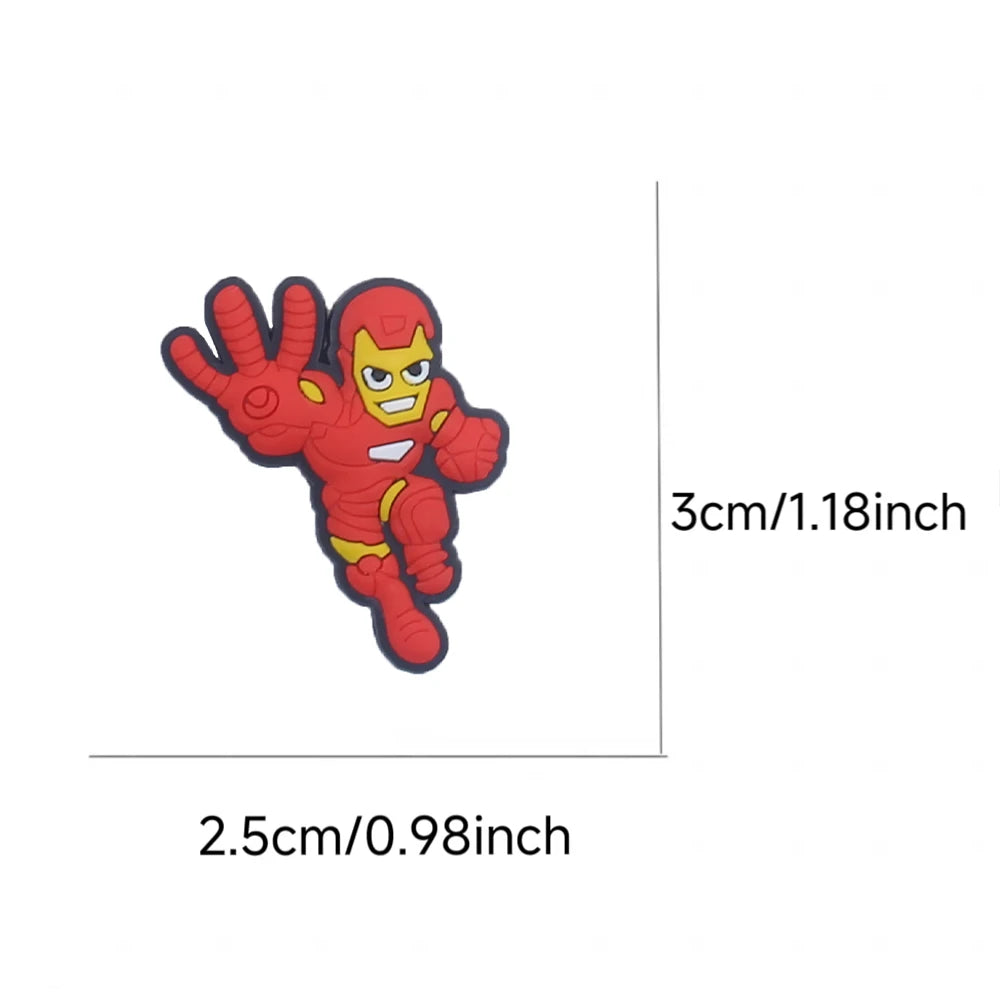 Charms Avengers Superhéroes - Accesorios para Zapatos 30 Piezas