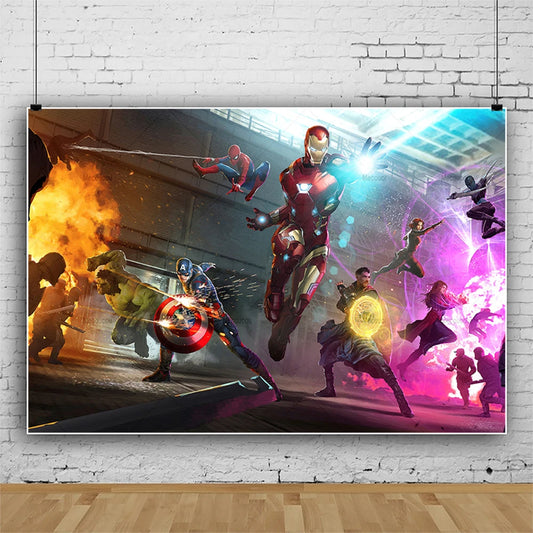 Poster Avengers Portails - Cadre Mural