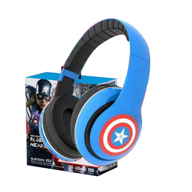 Auriculares Bluetooth Avengers Capitán América - Azul Brillante