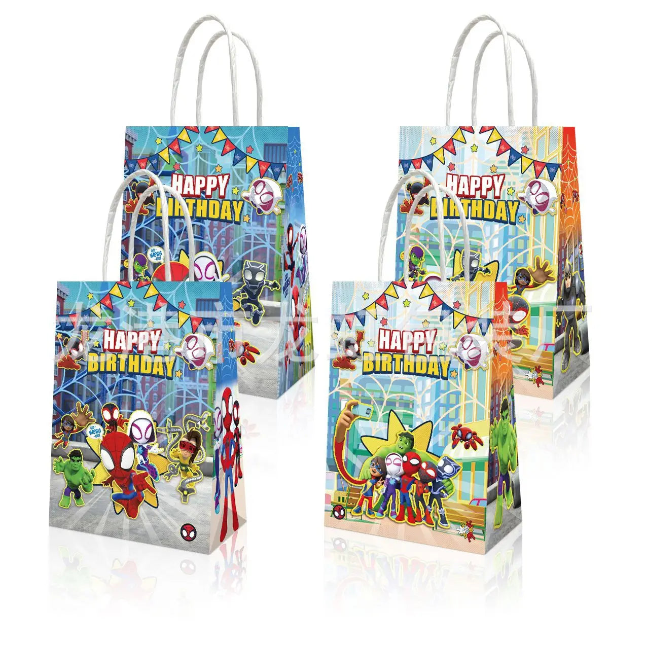 Bolsa de regalo Kraft Spider-Man Team - Cumpleaños