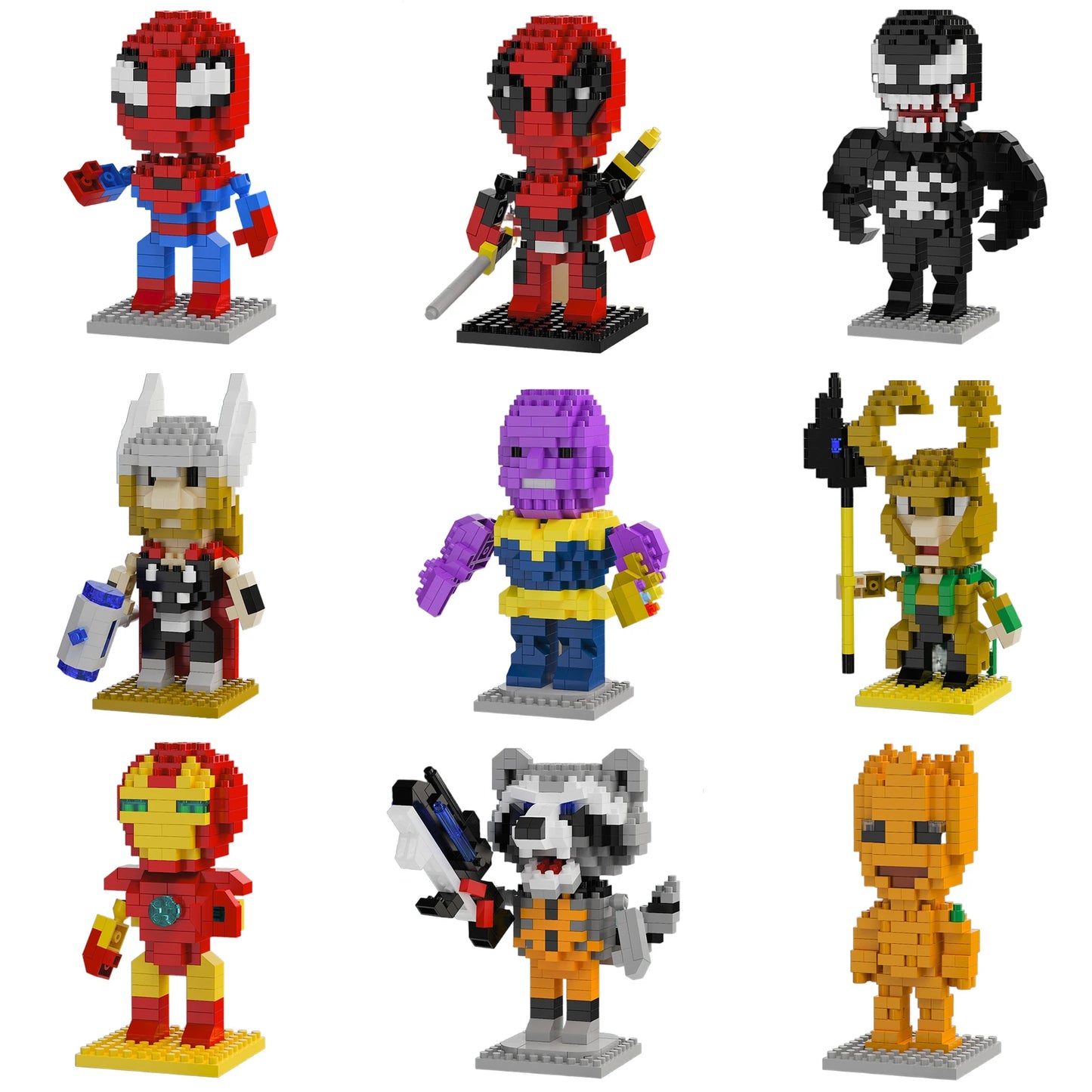Bloques de Construcción Avengers Doctor Strange Chibi - Capa Roja