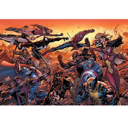 Poster Avengers Wolverine - Bataille Comic