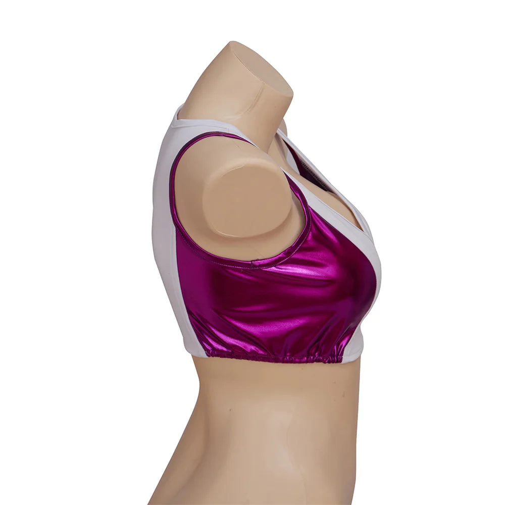Brassière de Sport She-Hulk - Crop Top Blanc et Violet