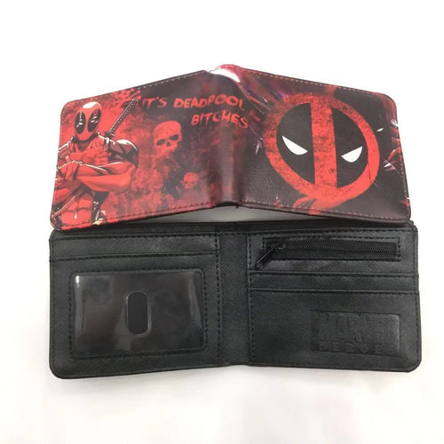 Monedero Avengers Deadpool - Cómic Abierto Rojo