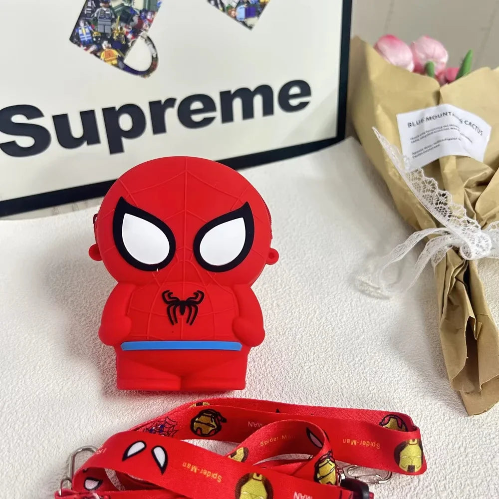 Bolso Bandolera Figura Avengers Iron Man - Rojo Oro