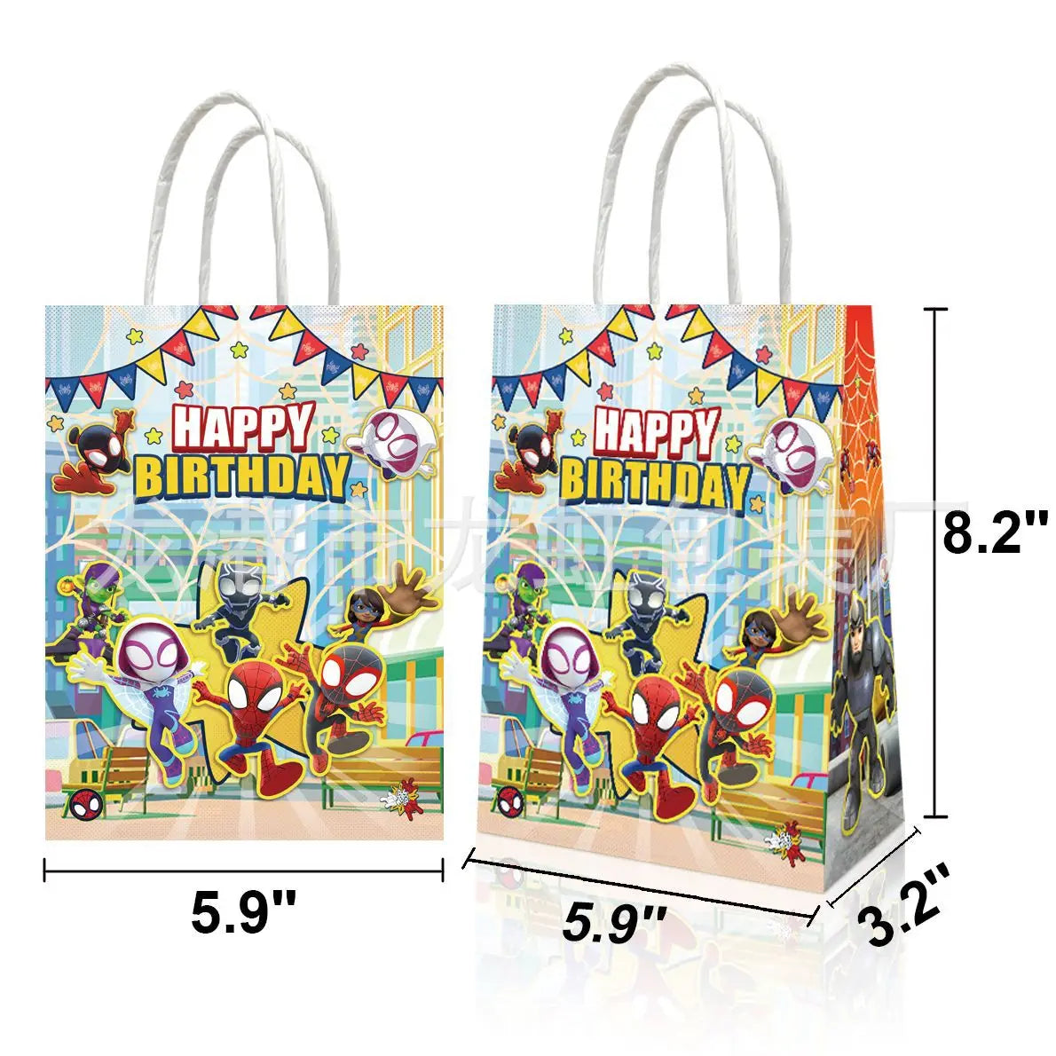 Bolsa de regalo Kraft Spider-Man Team - Cumpleaños