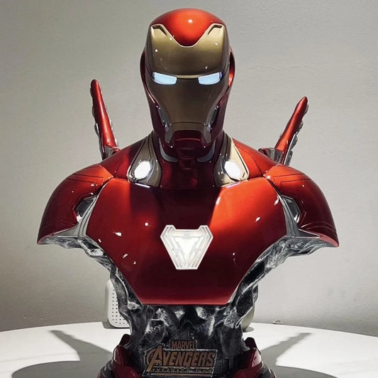 Buste Lumineux Avengers Iron Man - Classique Socle Avengers