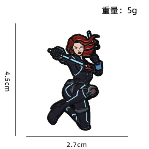 Badge Émail Avengers - Black Widow