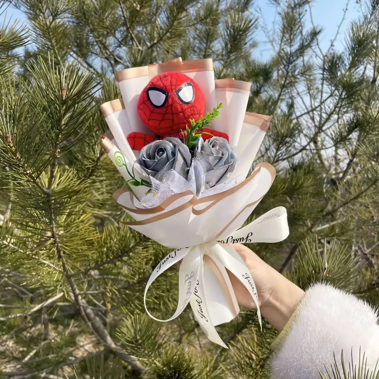 Avengers Spider-Man Strauß - handgemachtes Plüschgeschenk