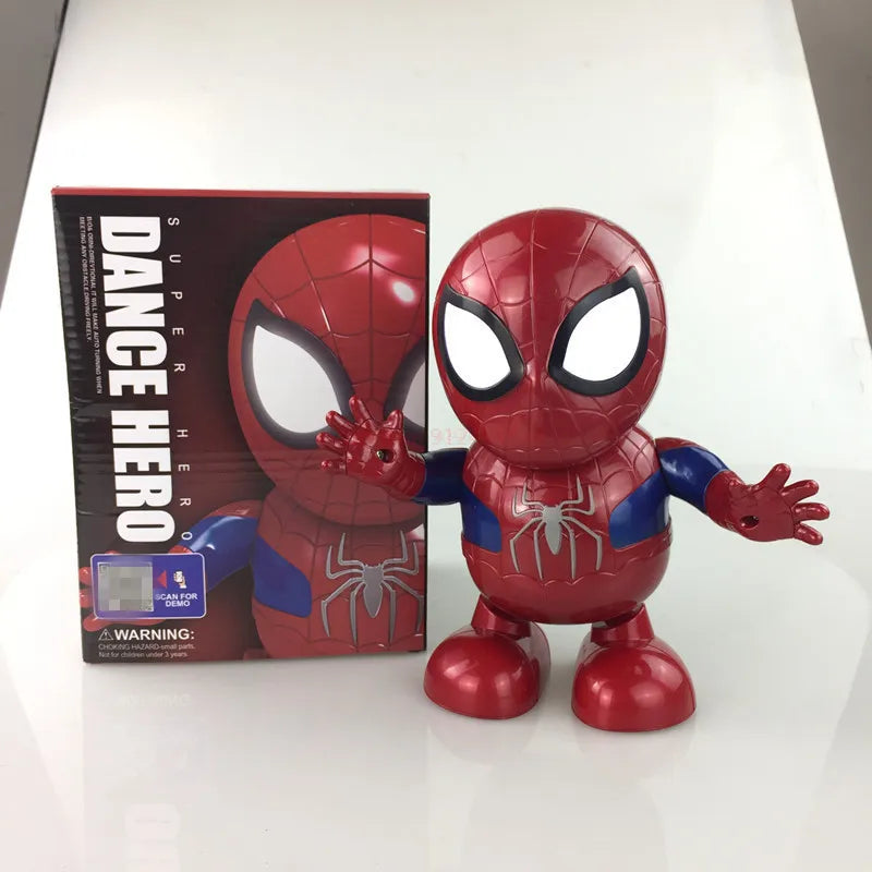 Robot Dansant LED Avengers Iron Man - Casque Argenté Dance Hero