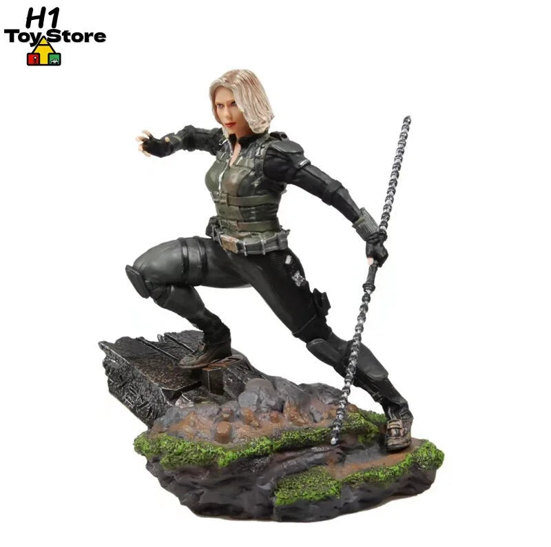 Statue Avengers Black Widow - Scène 1/10 Boîte Collector