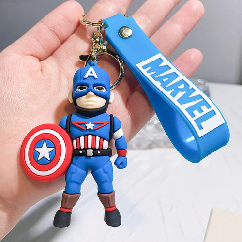 Porte-clés Captain America - Figurine Silicone
