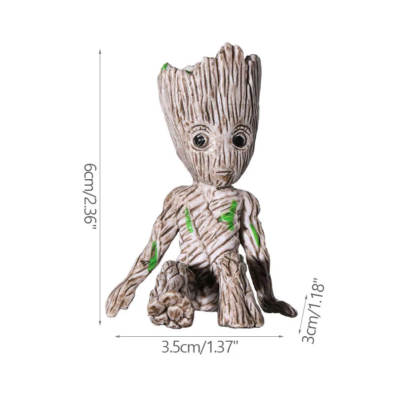 Baby Groot Pflanzentopf – Bleistifthalter mit verschiedenen Posen zur Aufbewahrung