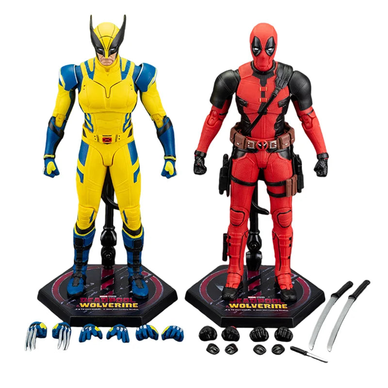 Figura de acción de los Vengadores Deadpool y Lobezno - Dúo de lujo 2024