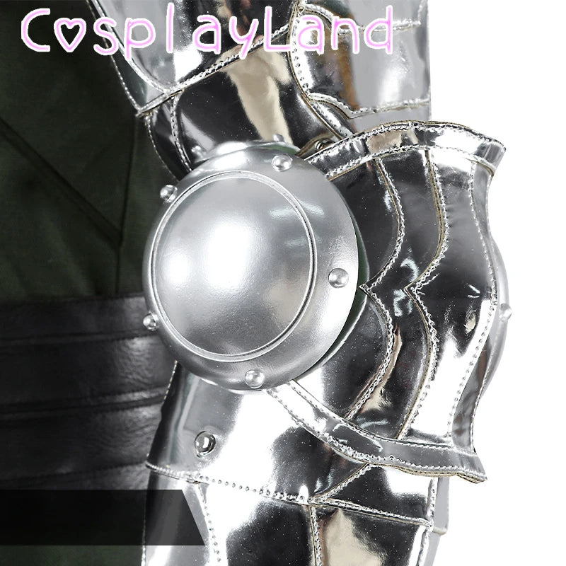 Déguisement Doctor Doom - Combinaison Armure Argentée avec Cape Noire