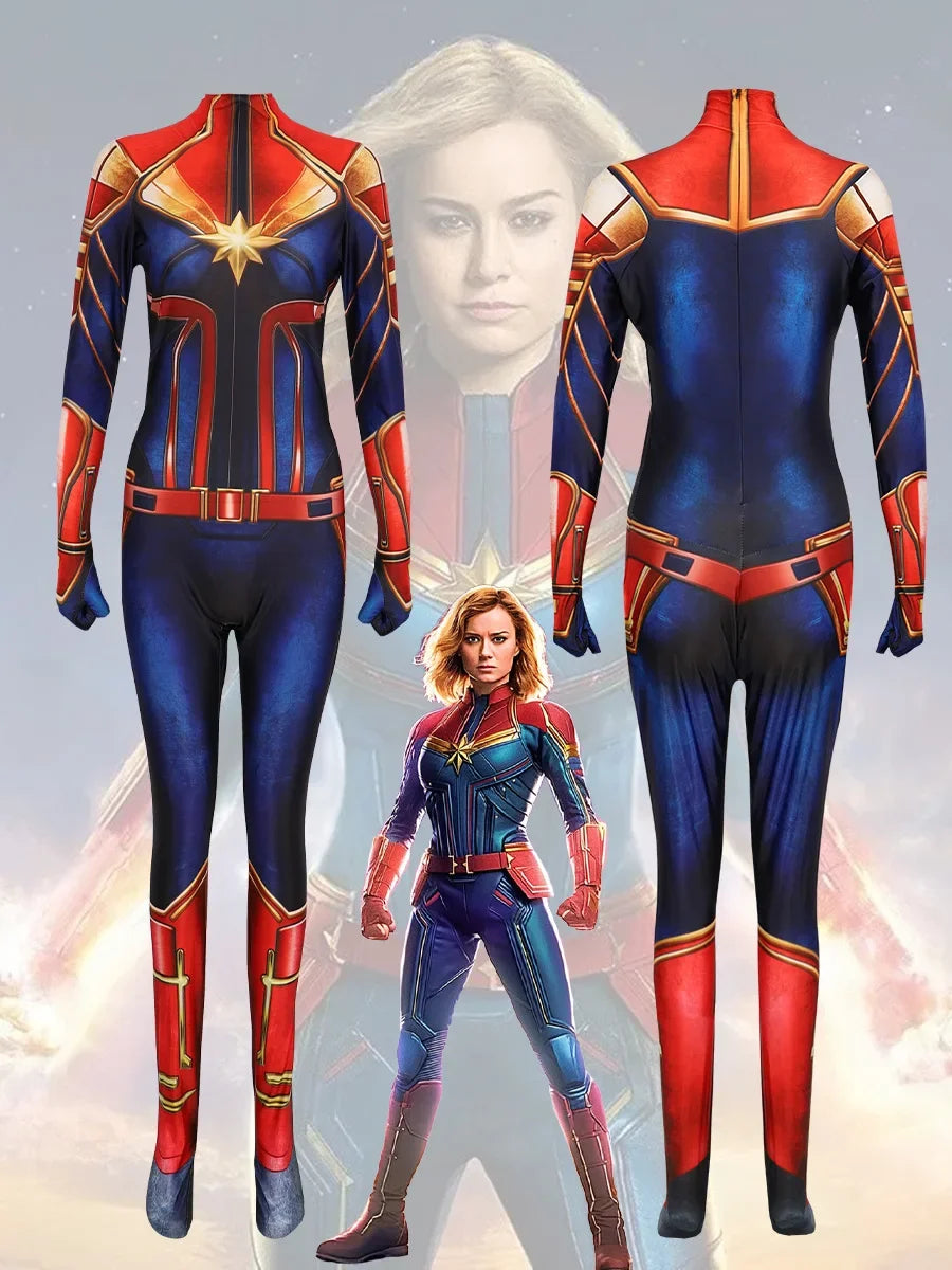 Cosplay-Einteiler Captain Marvel – Carol Danvers Variante 2