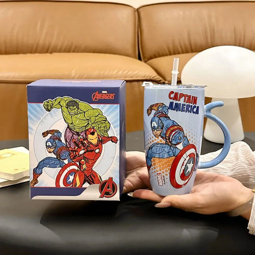 Tasse Avengers Captain America - Hellblau