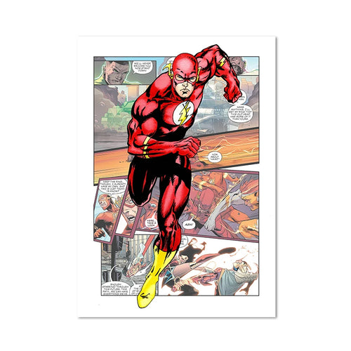 Póster Flash - Historieta