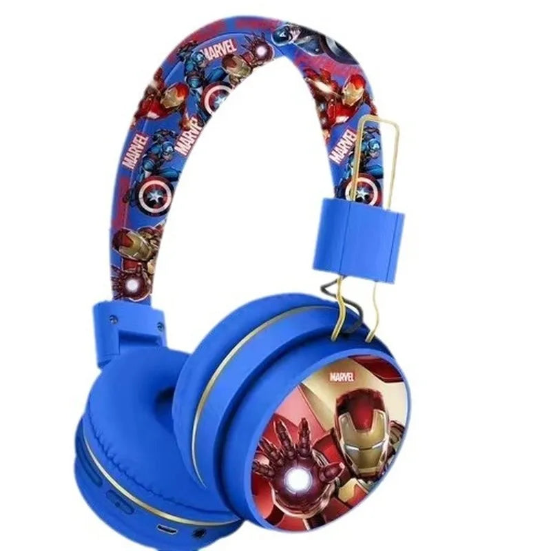 Auriculares Bluetooth Avengers Iron Man Capitán América - Azul