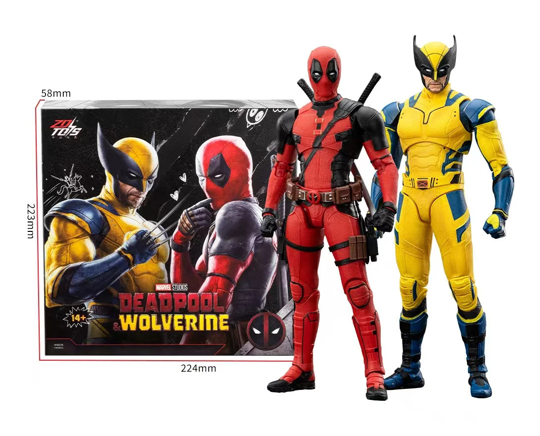 Figura de acción de los Vengadores Deadpool y Lobezno - Dúo de lujo 2024
