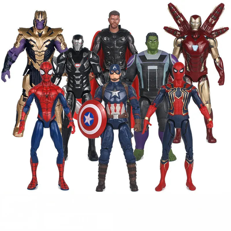 Figurine Avengers Iron Man - Modèle Articulé Rouge et Or 18cm