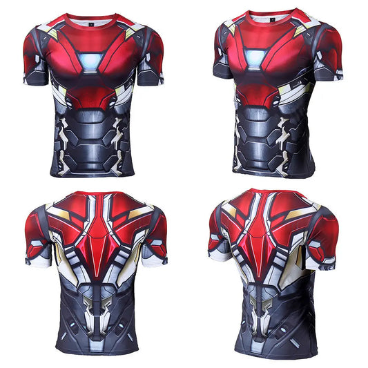 T-Shirt Avengers Thor 3D Compression - Rouge Intense