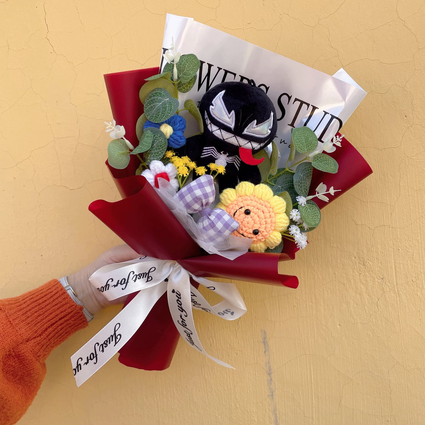 Avengers Spider-Man Strauß - handgemachtes Plüschgeschenk