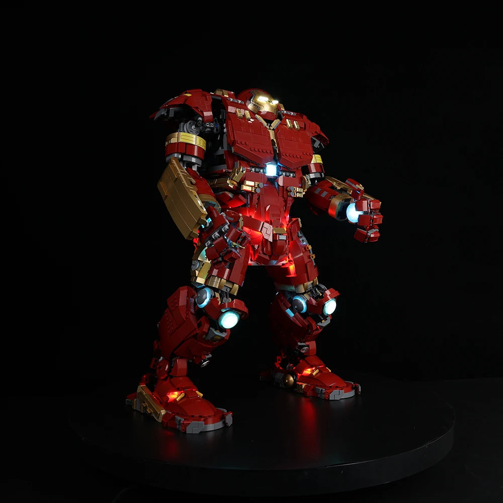 Kit LED Luminoso para LEGO Hulkbuster 76210 - Iluminación Completa