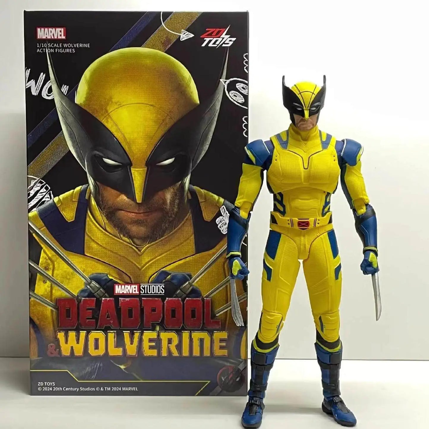 Figura de acción de los Vengadores Deadpool y Lobezno - Dúo de lujo 2024