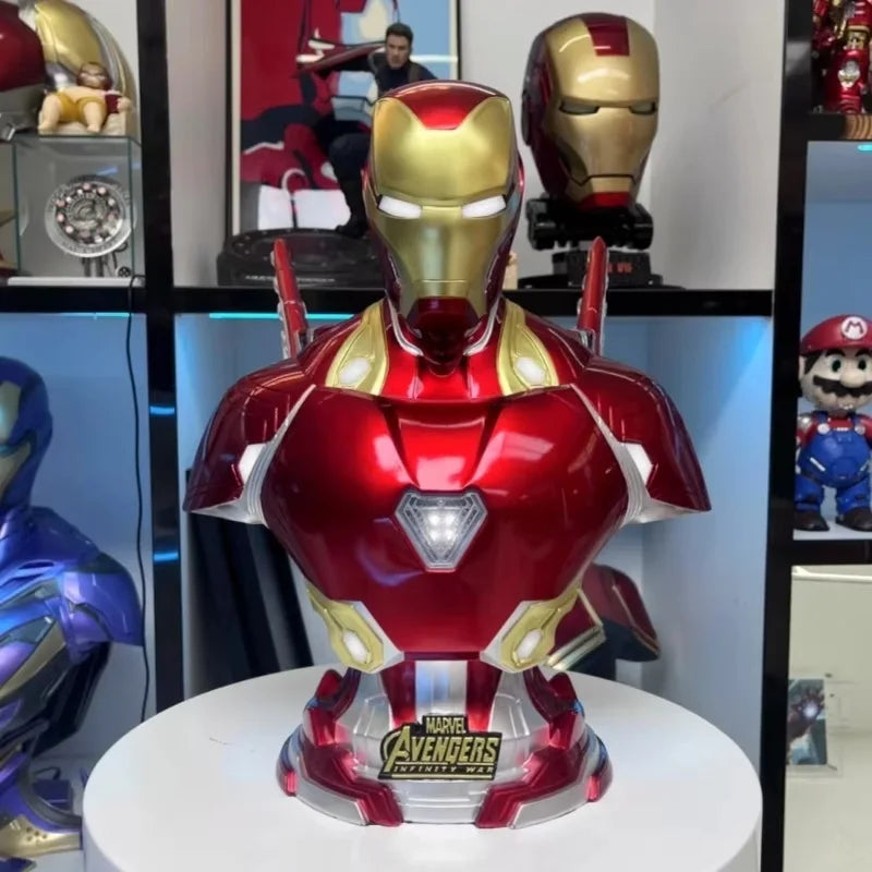 Busto luminoso Avengers Iron Man - Vitrina de colección Infinity War