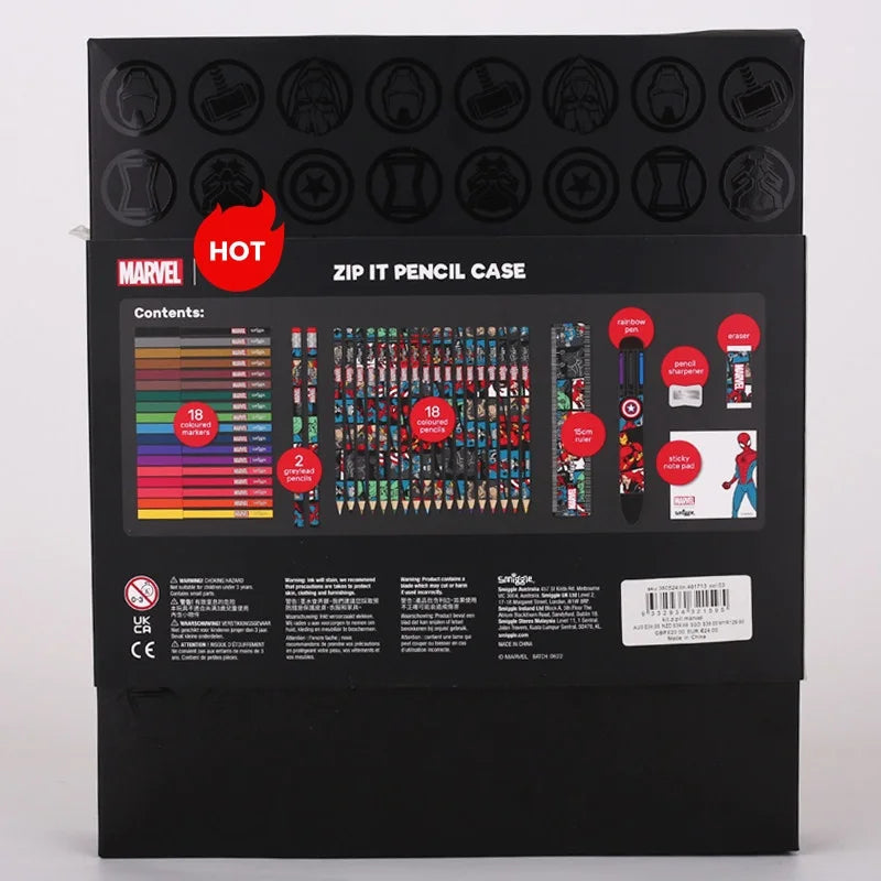 Mochila Marvel Multi-Héroes - Insignias Vengadores Extraíbles