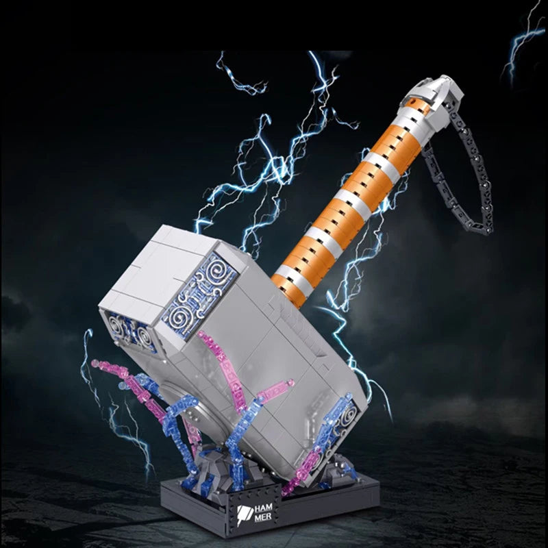 Figura Ladrillos Avengers Martillo de Thor - 975 Piezas