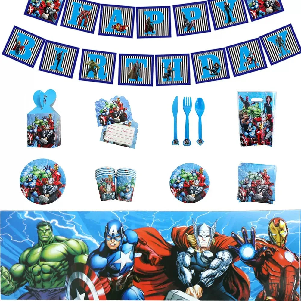 Décoration Anniversaire Avengers - Ballon Chiffre 5