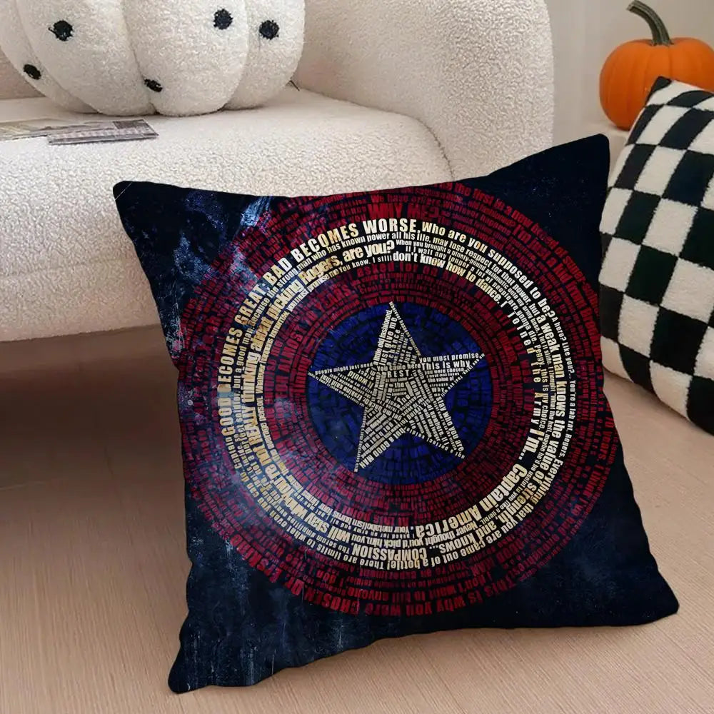 Kissenbezug Captain America – Nahaufnahme