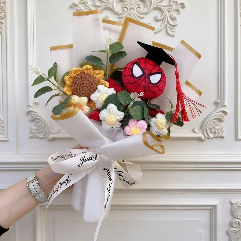 Avengers Spider-Man Strauß - handgemachtes Plüschgeschenk