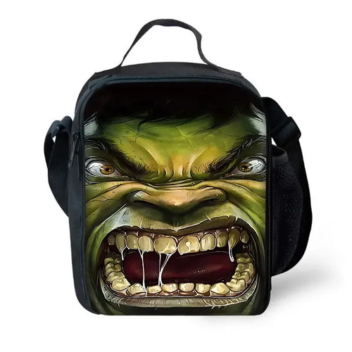 Bolsa de Almuerzo Infantil Hulk - Boca Abierta Dientes Detallados