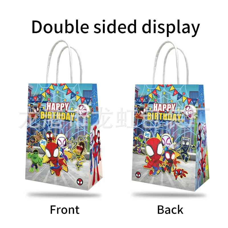 Bolsa de regalo Kraft Spider-Man Team - Cumpleaños