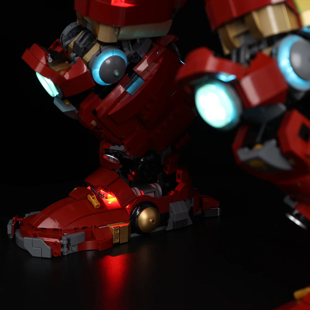 Kit LED Luminoso para LEGO Hulkbuster 76210 - Iluminación Completa