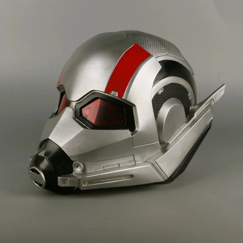 Casco Ant-Man - Diseño Gris Plateado LED Rojo