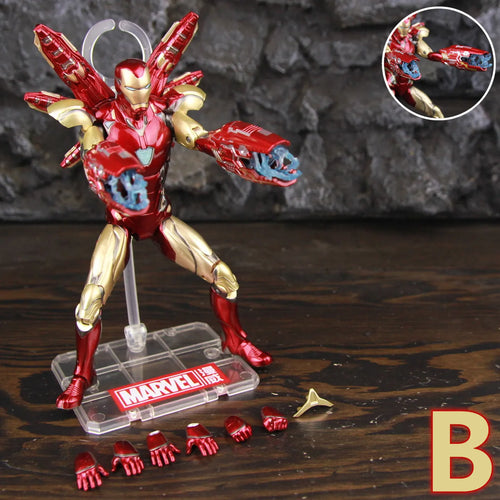 Figura ZD Toys Iron Man MK85 2.0 LED - Pose de combate Variante B2