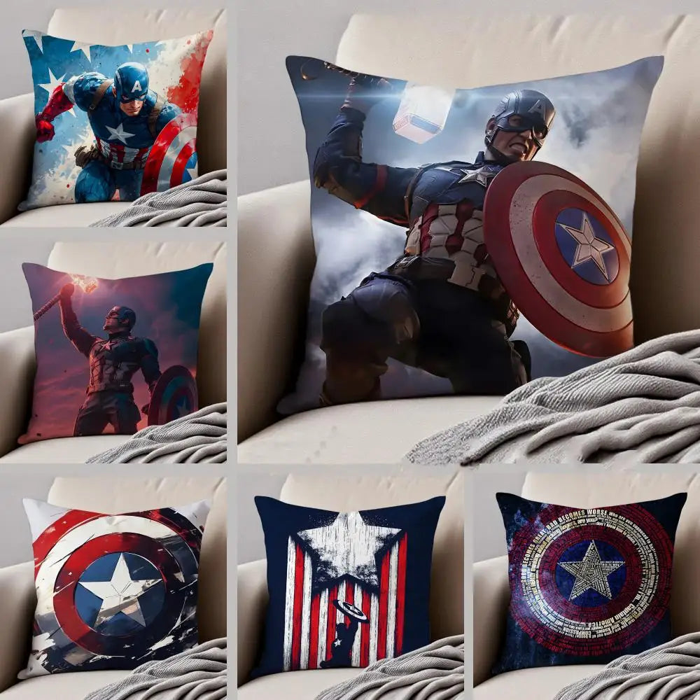 Kissenbezug Captain America – Nahaufnahme